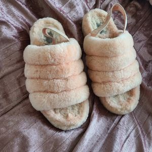Light pink ugg slippers